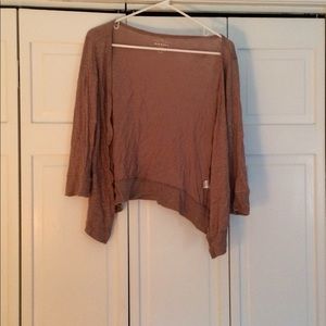 Old Navy Tan 3/4 Length Cadigan
